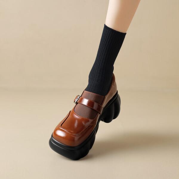Handcrafted Genuine Leather Women's Shoes: Elegance Meets Luxury Quality(Egupai8882797)