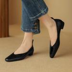 Handcrafted Luxury Leather Shoes for Elegant Women(Egupai8882776)