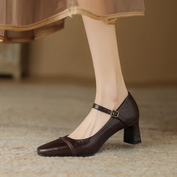 Luxurious Handcrafted Leather Women's Shoes with Exquisite Craftsmanship(Egupai8882801)