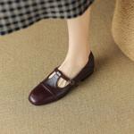 Exquisite Handcrafted Leather Women's Shoes: Luxurious Quality and Elegant Design(Egupai8882月-90)