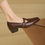 Handcrafted Luxury Leather Women's Shoes, Exquisite Quality(Egupai8882813)