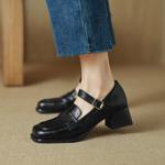 Handcrafted Genuine Leather Women's Shoes: Elegant Luxury(Egupai8882820)