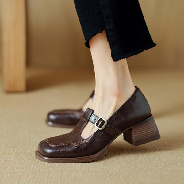 Exquisite Handcrafted Leather Women's Shoes - Elegant Luxury(Egupai8882819)