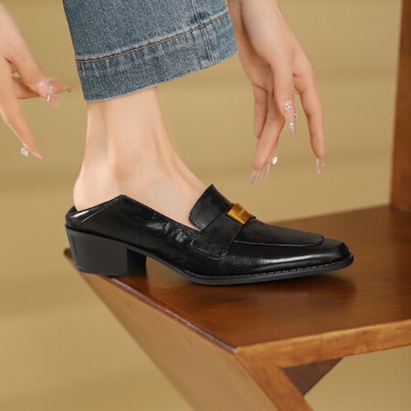 Elegantly Crafted Genuine Leather Handcrafted Women's Shoes(Egupai8882814)