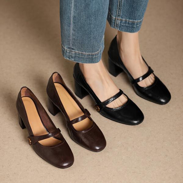 Exquisite Handcrafted Genuine Leather Women’s Shoes: Luxury & Elegance(Egupai8882827)