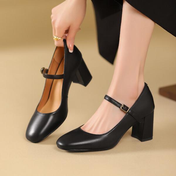 Handcrafted Genuine Leather Women's Shoes: Elegant Luxury with Artisan Quality(Egupai8882830)