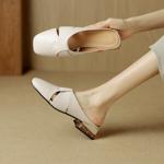 Elegant Handcrafted Leather Women's Shoes: High-End Quality and Luxurious Craftsmanship(Egupai8882894)