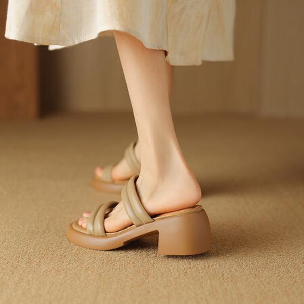 Sophisticated Handmade Leather Women’s Shoes(Egupai8882910)