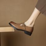 Elegant Luxury Handmade Leather Women's Shoes Crafted with Exquisite Quality(Egupai8882935)