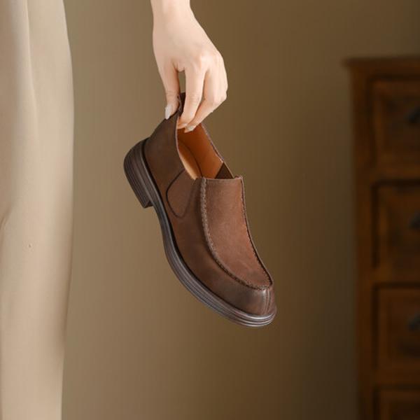 Handcrafted Genuine Leather Women’s Shoes – Luxurious Elegance(Egupai8882927)