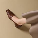 Handcrafted Leather Women's Shoes: Luxurious Quality and Elegant Craftsmanship(Egupai8882846)