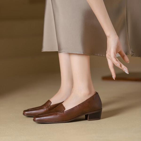 Handcrafted Leather Women's Shoes: Luxurious Quality and Elegant Craftsmanship(Egupai8882846)