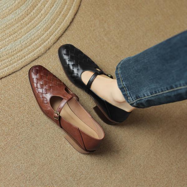Handcrafted Luxury Leather Women's Shoes: Unmatched Elegance(Egupai8881月-52)