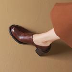 Handcrafted Luxury Leather Women's Shoes for Timeless Elegance(Egupai8882965)