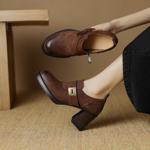 Exquisite Handcrafted Leather Women's Shoes: Luxury, Elegance, and Quality Craftsmanship(Egupai8882939)