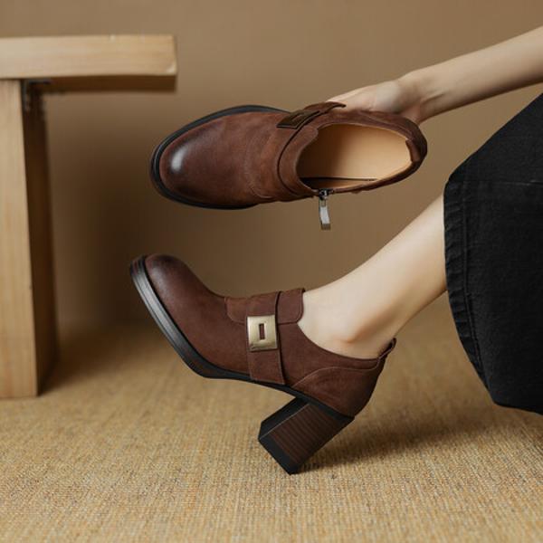 Exquisite Handcrafted Leather Women's Shoes: Luxury, Elegance, and Quality Craftsmanship(Egupai8882939)