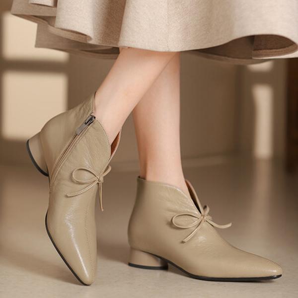 Handcrafted Luxury Leather Women's Shoes with Elegance(Egupai8882701)