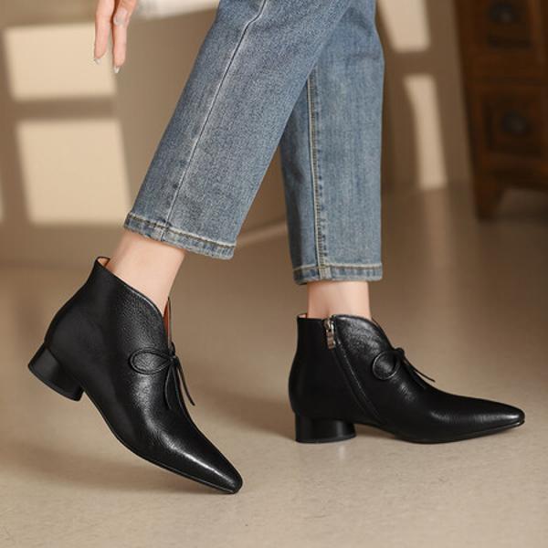 Handcrafted Luxury Leather Women's Shoes with Elegance(Egupai8882701)