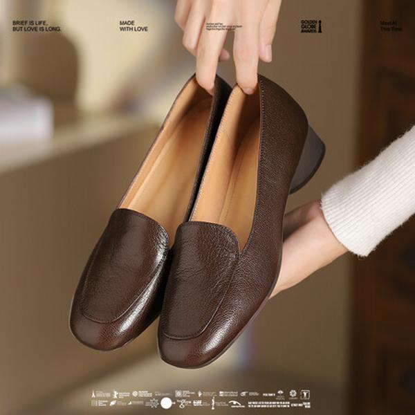 Luxurious Handmade Leather Women’s Shoes: Elegance Redefined(Egupai8882993)
