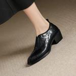 Exquisite Handcrafted Leather Women's Shoes: Elegance Meets Luxury(Egupai8883001)
