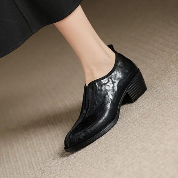 Exquisite Handcrafted Leather Women's Shoes: Elegance Meets Luxury(Egupai8883001)