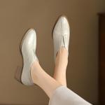 Exquisite Handcrafted Leather Women's Shoes: Elegance Meets Luxury(Egupai8883001)