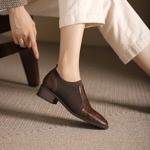 Handcrafted Luxury Leather Women's Shoes: Elegant Craftsmanship(Egupai888280-6)