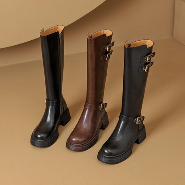 Elegant Handmade Leather Women’s Shoes: Luxury Craftsmanship(Egupai8883067)