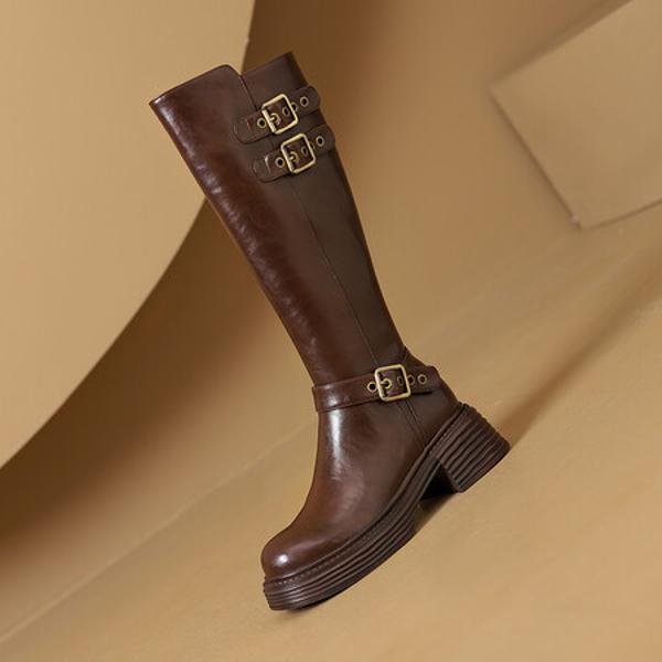 Elegant Handmade Leather Women’s Shoes: Luxury Craftsmanship(Egupai8883067)