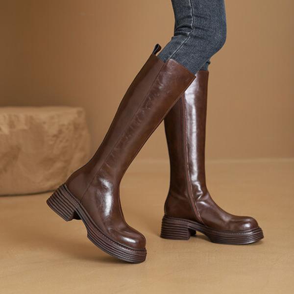 Handcrafted Leather Women's Shoes: Luxe Quality and Elegance(Egupai8883069)