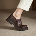 Crafted Luxury: Elegant Handmade Genuine Leather Women's Shoes(Egupai8881月-07)