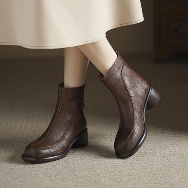 Handcrafted Luxurious Leather Women's Shoes(Egupai8883075)