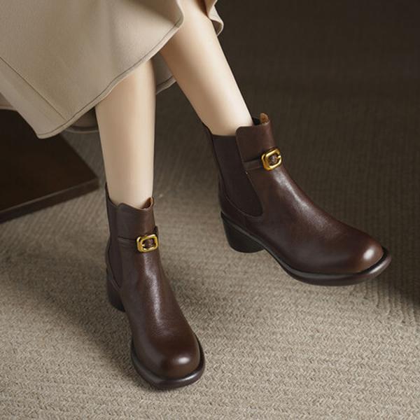 Luxurious Handmade Leather Women's Shoes: Elegance Redefined(Egupai8883073)