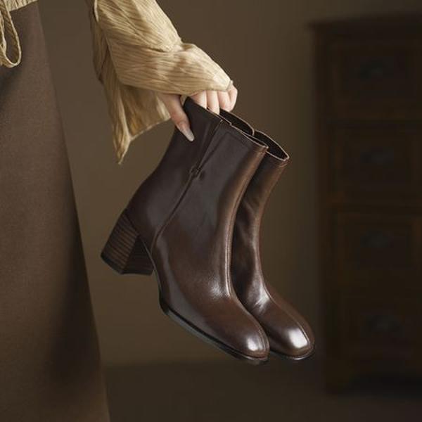 Handcrafted Luxury Leather Women's Shoes - Elegance Redefined(Egupai8883078)