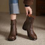 Handcrafted Genuine Leather Women's Shoes: Elegant Luxury Quality(Egupai8883072)