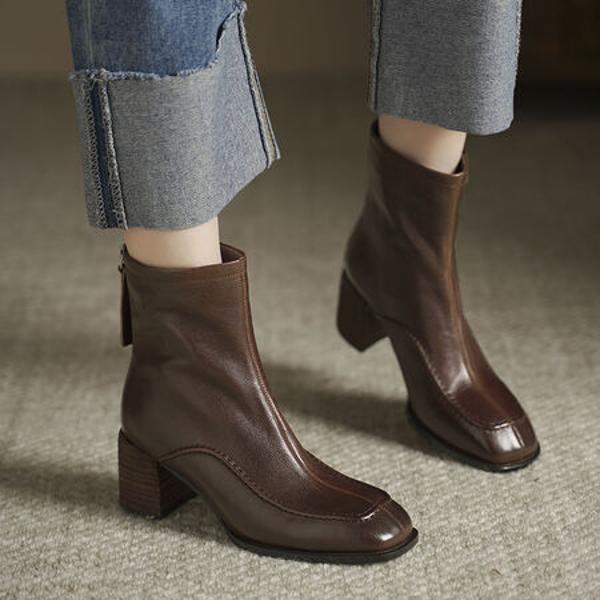 Elegant Handcrafted Leather Women's Shoes with Exquisite Craftsmanship(Egupai8883076)