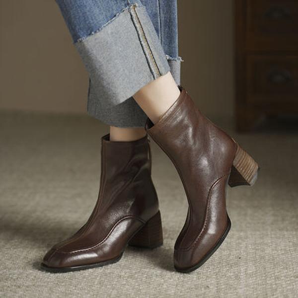 Elegant Handcrafted Leather Women's Shoes with Exquisite Craftsmanship(Egupai8883076)