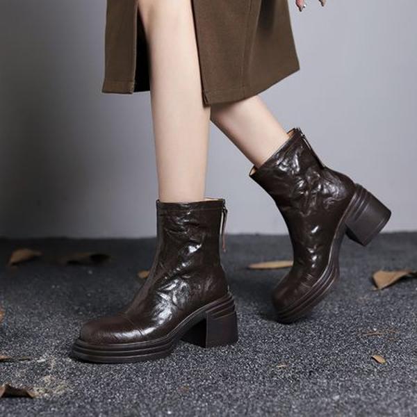 Elegant Handcrafted Leather Women’s Shoes of Luxury Quality(Egupai8883089)