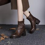 Elevate Your Style with Luxurious Handmade Genuine Leather Women's Shoes(Egupai8883090)