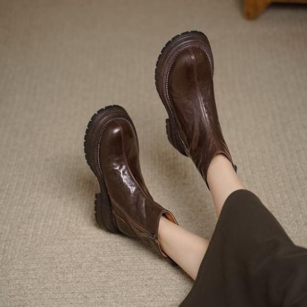 Handcrafted Luxury Leather Women's Shoes - Timeless Elegance & Exquisite Craftsmanship(Egupai8883096)