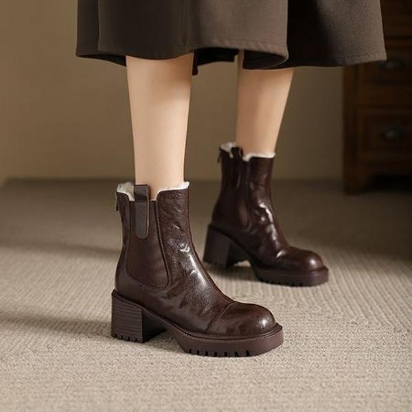 Exquisite Handcrafted Leather Women's Shoes: A Touch of Elegance and Luxury(Egupai8883086)