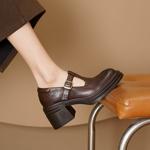 Luxury Genuine Leather Handcrafted Women's Shoes(Egupai8883106)