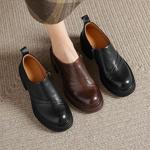 Handcrafted Genuine Leather Women's Shoes: Elegance Meets Luxury(Egupai8883101)