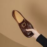 Exquisite Handcrafted Leather Women’s Shoes for Elegance(Egupai8883102)
