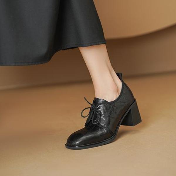 Handcrafted Luxury Leather Women's Shoes - Elegance in Every Stitch(Egupai8883105)