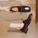 Exquisite Handmade Leather Women's Shoes: Luxury Craftsmanship & Timeless Elegance(Egupai8883111)