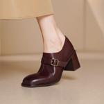 Handcrafted Luxury Leather Women's Shoes - Elegance Redefined(Egupai8883115)