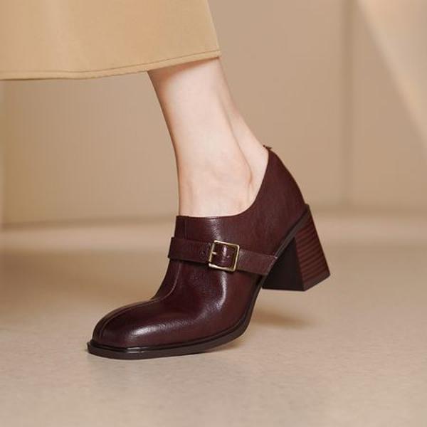 Handcrafted Luxury Leather Women's Shoes - Elegance Redefined(Egupai8883115)