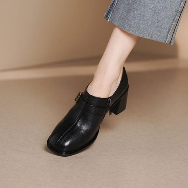 Handcrafted Luxury Leather Women's Shoes - Elegance Redefined(Egupai8883115)