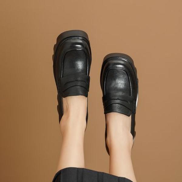 Luxury Handcrafted Genuine Leather Women's Shoes with Exquisite Craftsmanship(Egupai8883121)